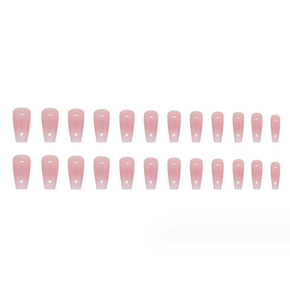Conjunto de 24 uñas Hkanlre en tallas variadas para ajuste cómodo.