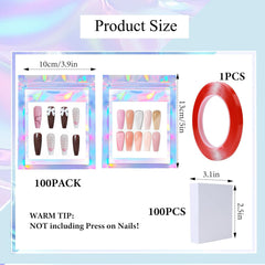 HLQHXWHZT cartulina perlada blanca para uñas, base elegante para presentaciones