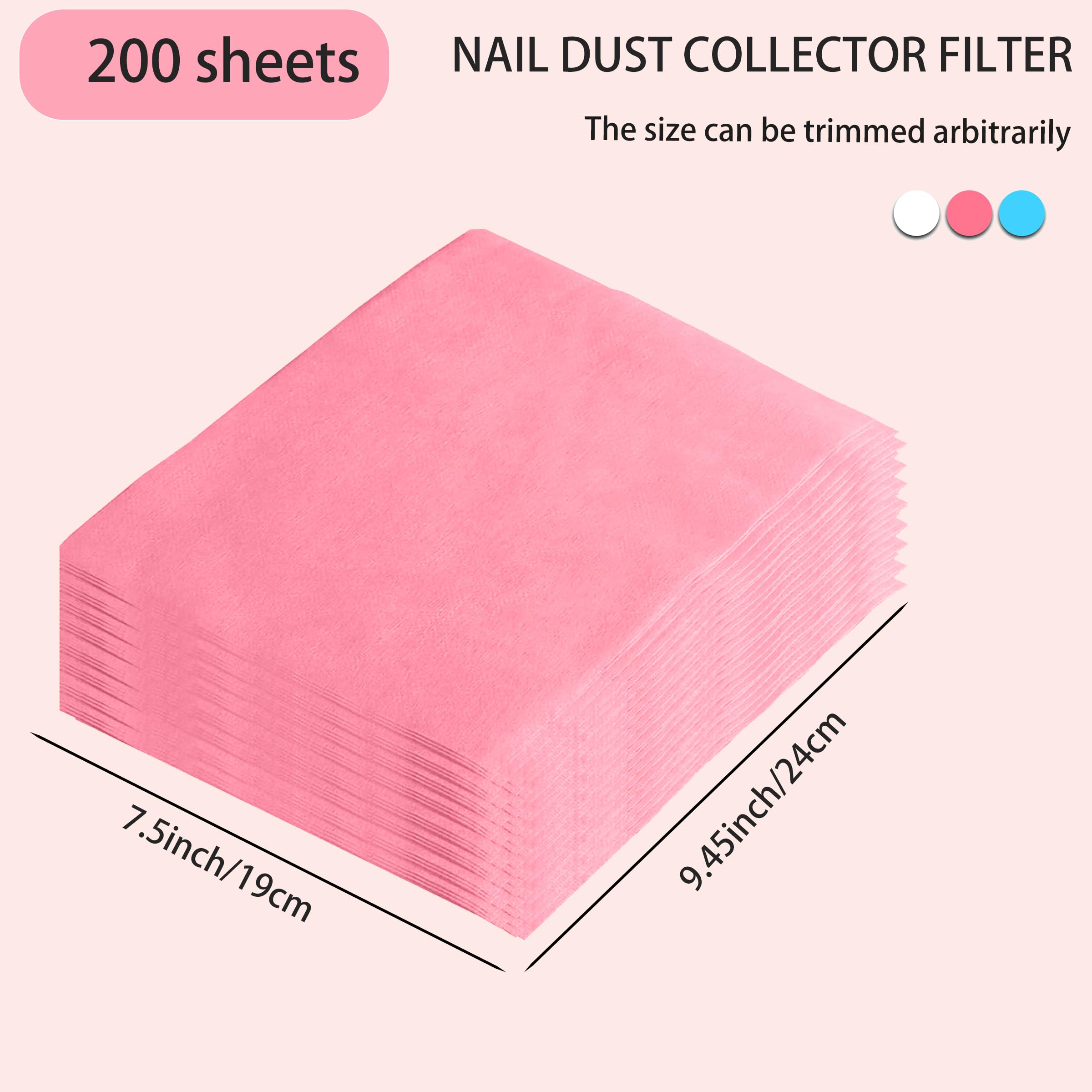 HLQHXWHZT filtro para colector de polvo uñas, compatible con diferentes equipos