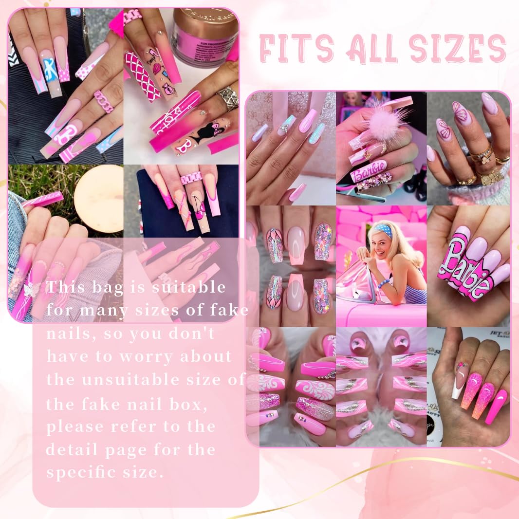 HLQHXWHZT kit para negocios de uñas, solución completa para empaquetado eficiente