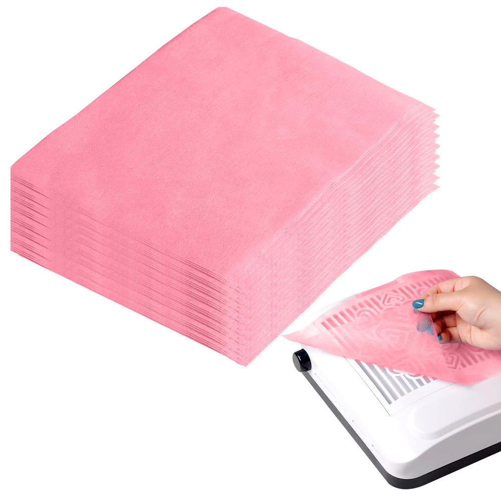HLQHXWHZT papel filtrante para polvo de uñas, 200 hojas para un colector limpio