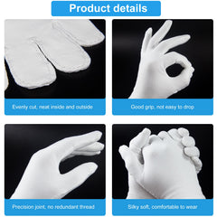 HMNYSOL guantes para spa, nocturnos, permiten hidratación suave durante la noche.