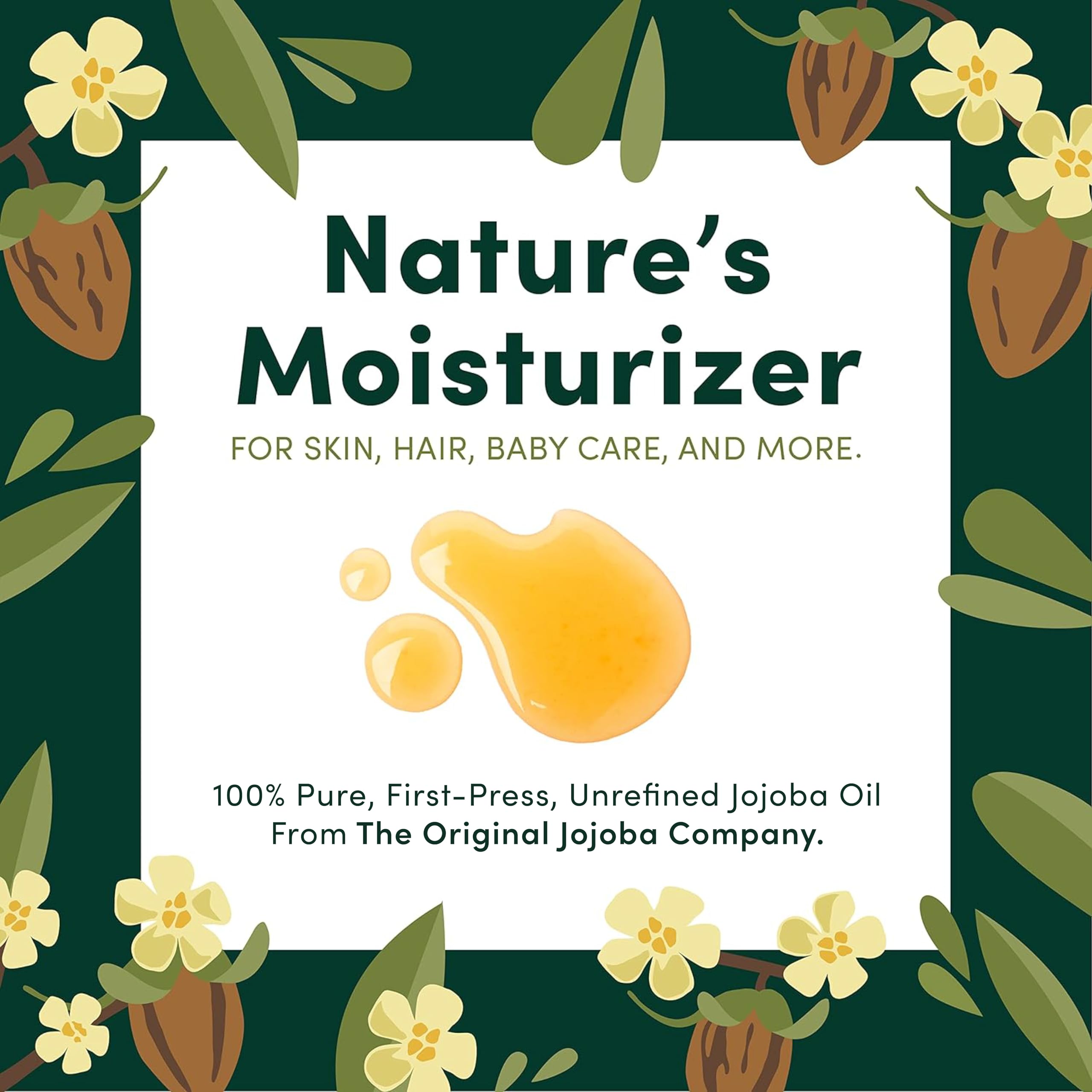 HobaCare Jojoba para cabello y cuero cabelludo, suavidad y nutrición diaria.