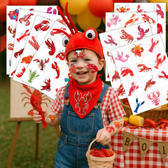 Hojas pre-cortadas Crawfish para uso rápido sin tijeras.