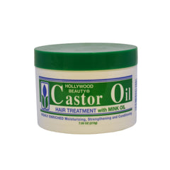 Hollywood Beauty Aceite de Ricino con Visón, botella: cuidado intensivo del cabello