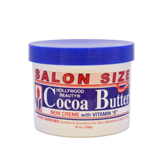 Crema Hollywood Beauty de manteca de cacao para piel suave y nutrida