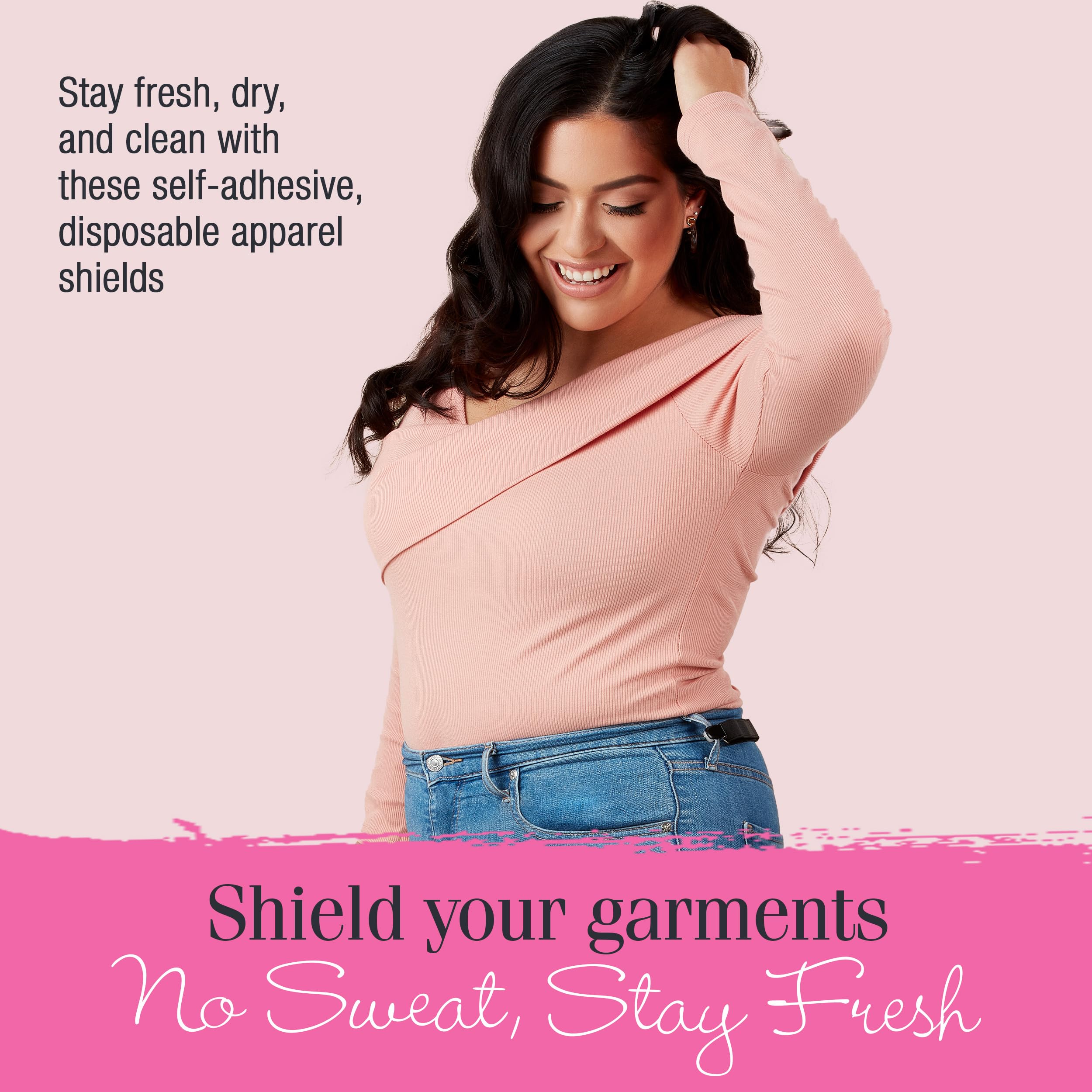 Adhesivo de Hollywood Fashion Secrets para colocación fácil y protección discreta.