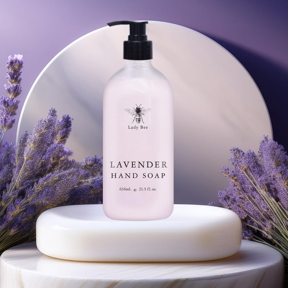 Home & Body Company Lady Bee Botellas Grandes: tamaño 21.5 oz para uso prolongado.