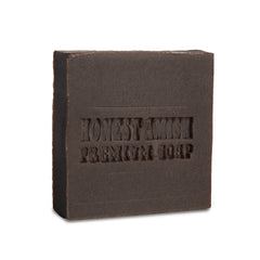 Honest Amish barra de jabón pachulí con corteza, exfoliación suave.