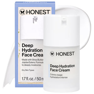Honest Beauty crema hidratante profunda, frasco 50 ml; hidrata piel seca.