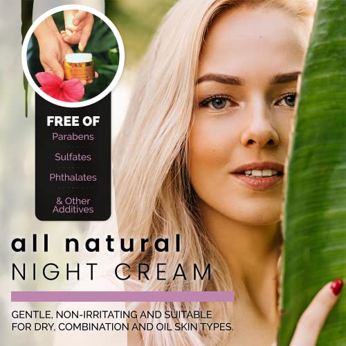 Honey Girl Organics crema nocturna aplicación nocturna suave que se absorbe rápido
