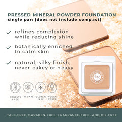 Honeybee Gardens fórmula sin talco con vitamina E para piel sensible