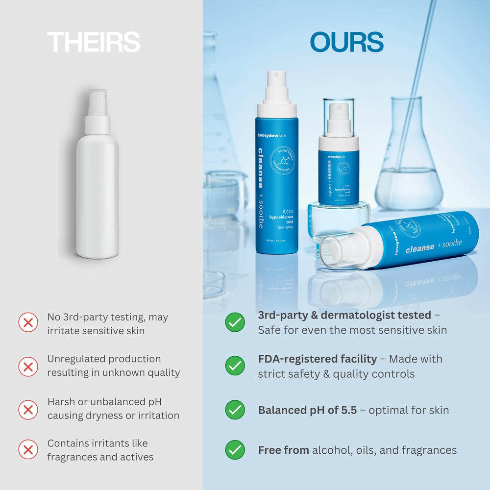 Envase reciclable de Honeydew Labs para cuidado responsable.