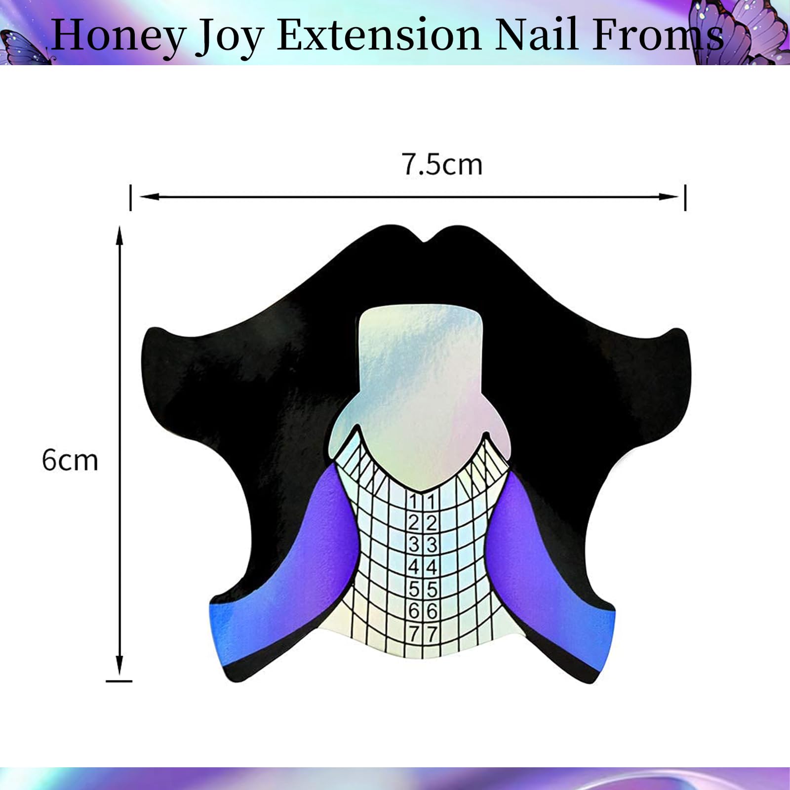 Honey Joy, forma de 7x6 cm con guía para precisión de longitud.