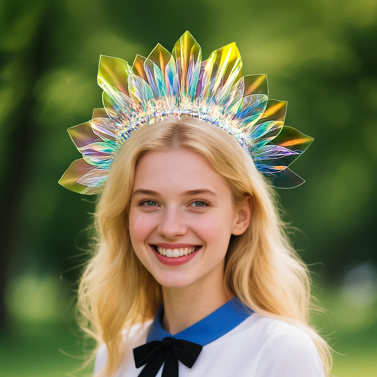 Diadema LED HONLYNE para sesiones de fotos con brillo sutil