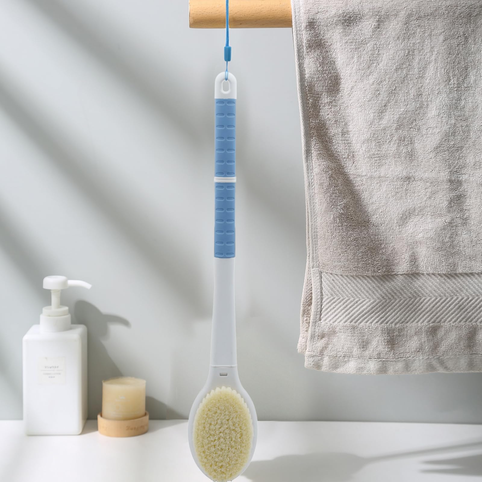 HONOMA cepillo para alcanzar la espalda y exfoliar la piel.