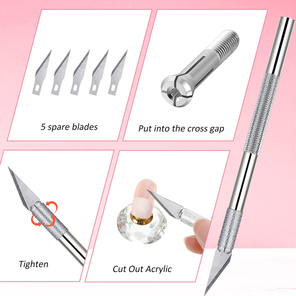 Honoson kit herramientas uñas, ideal para bricolaje en casa.