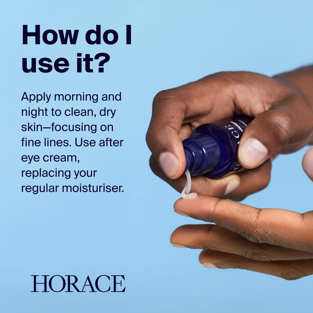 HORACE gel reafirmante facial, hidratación ligera ideal para piel sensible.
