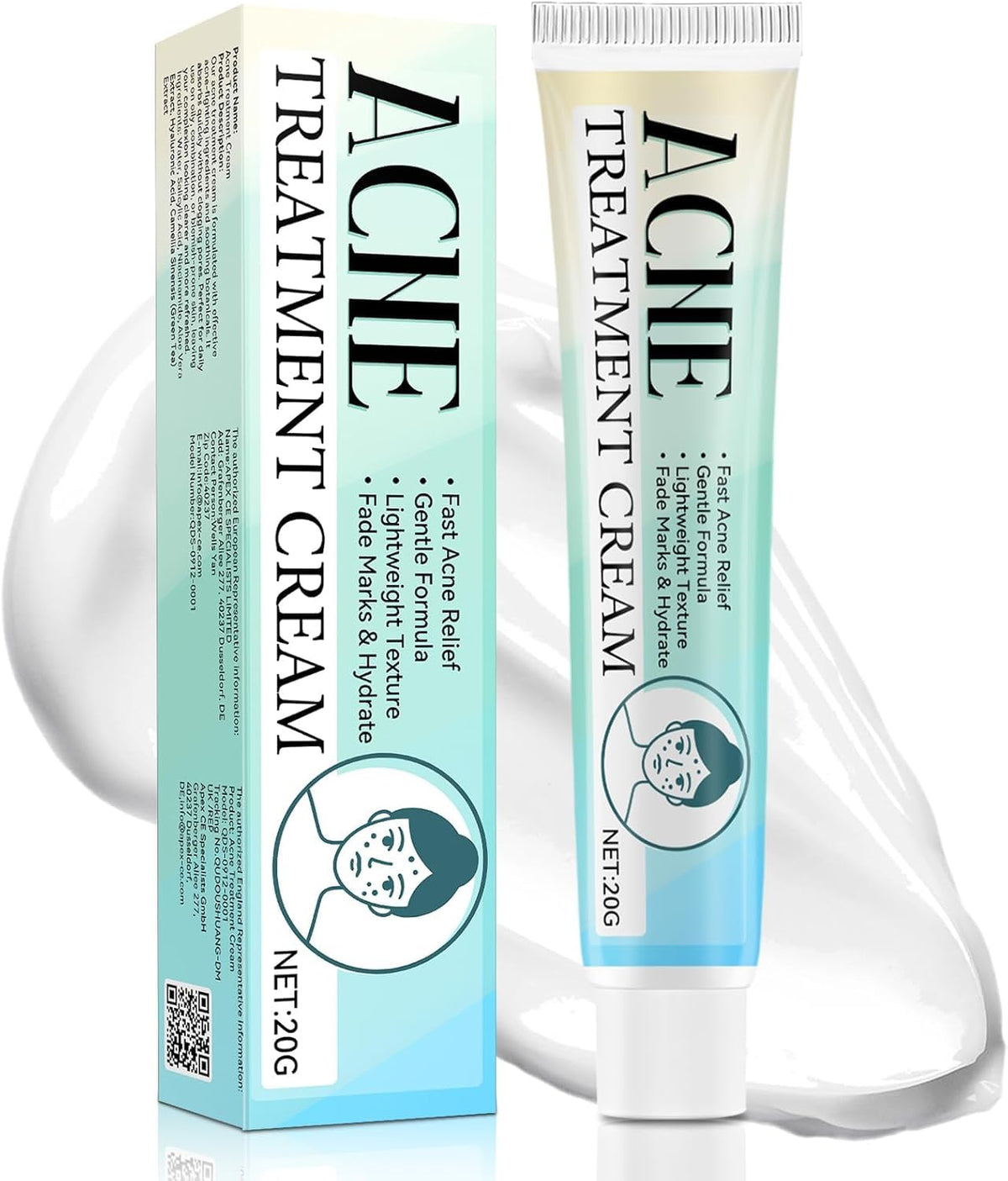 HORSEFISH TOOL crema acne frente para piel grasa y poros más claros