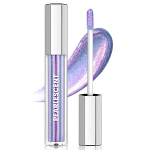 Hosaily brillo labial púrpura holográfico para un look cambiante y llamativo