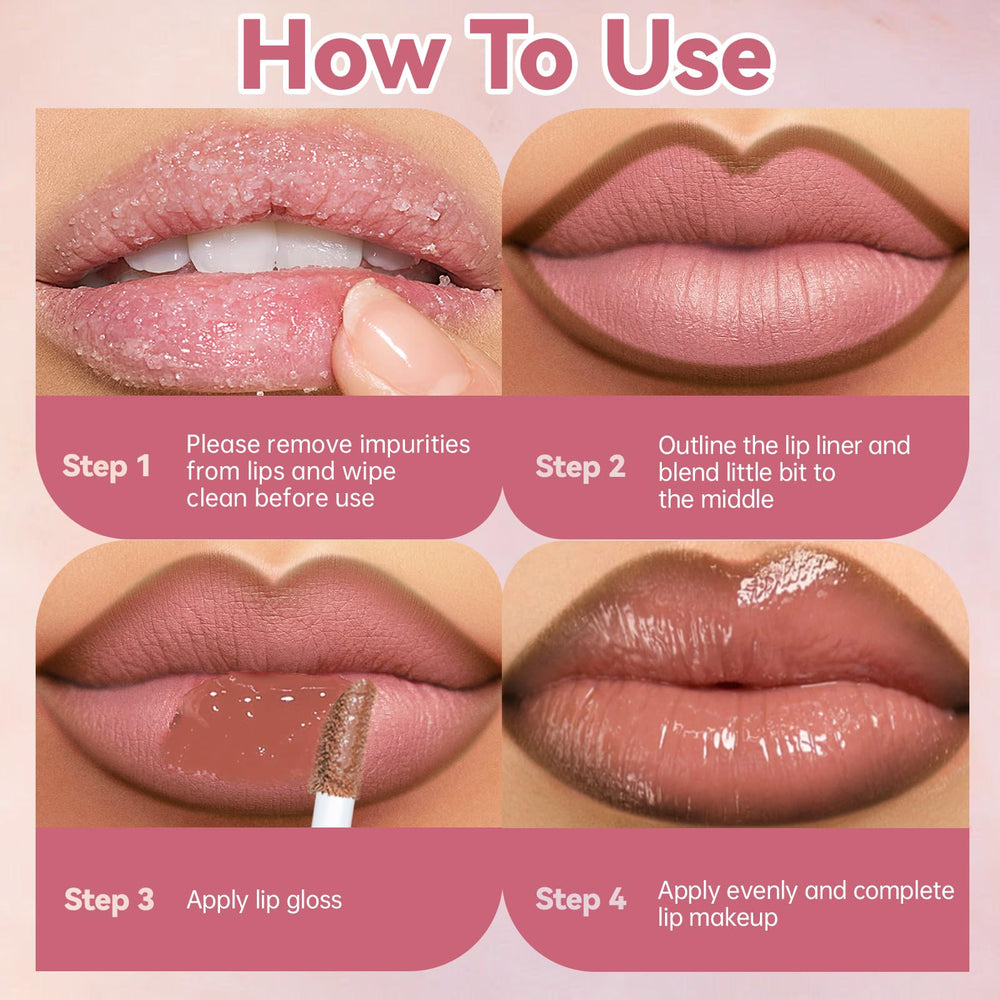 Hosaily caja-regalo maquillaje labios elegante para regalo.