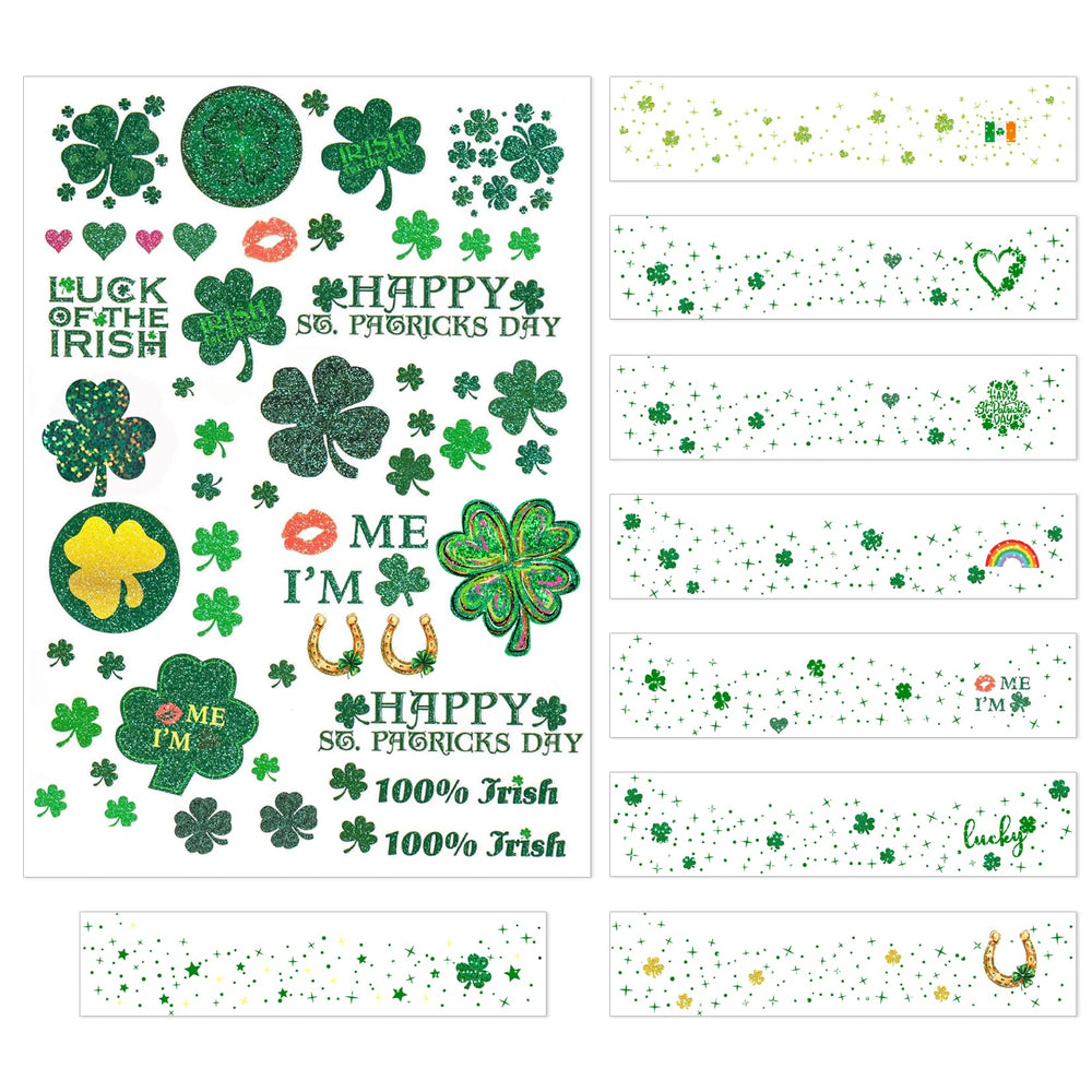 Tatuajes para fiesta de San Patricio Hosomono, look duradero.