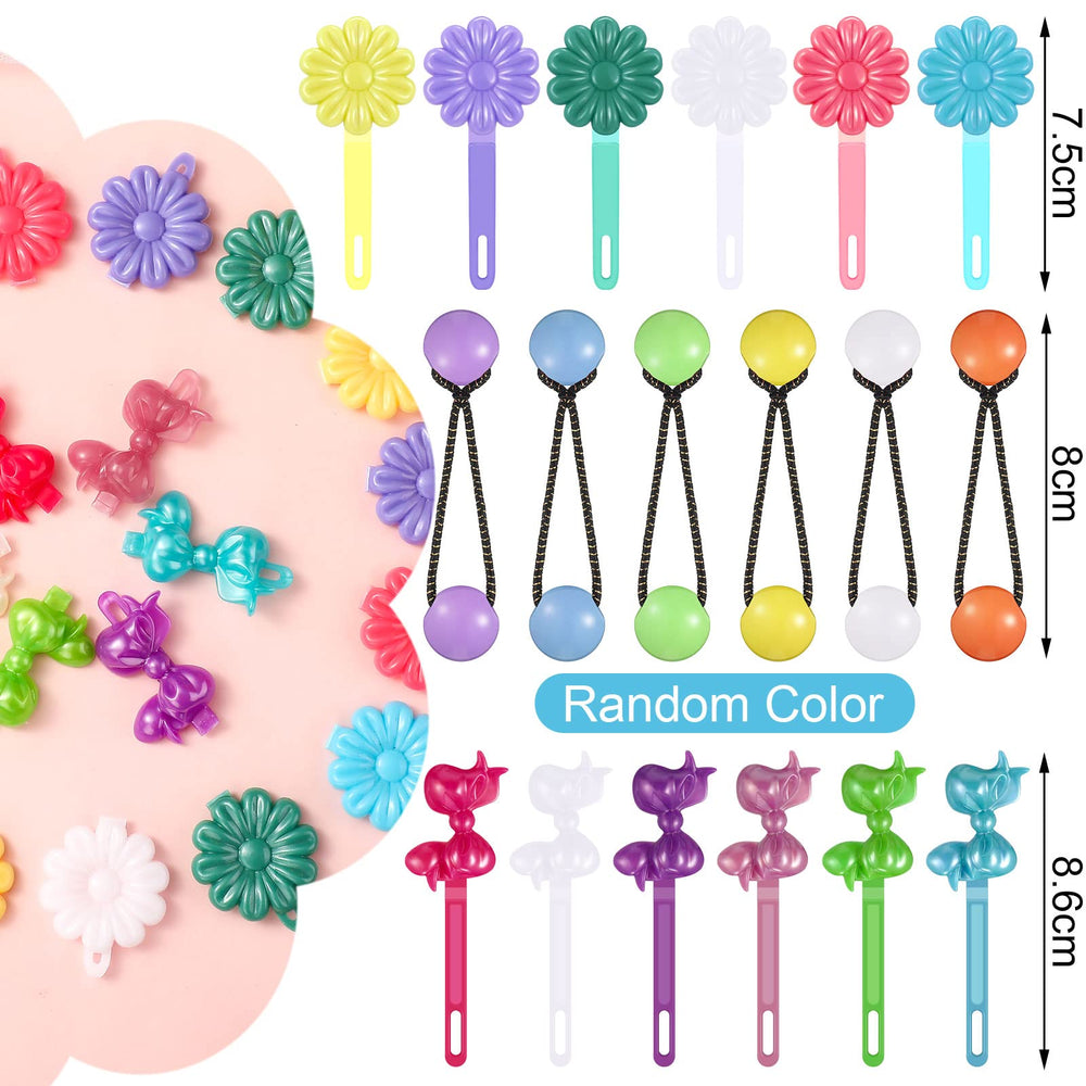 Clips Hoteam con bisagra y flor, añade encanto para ocasiones especiales.
