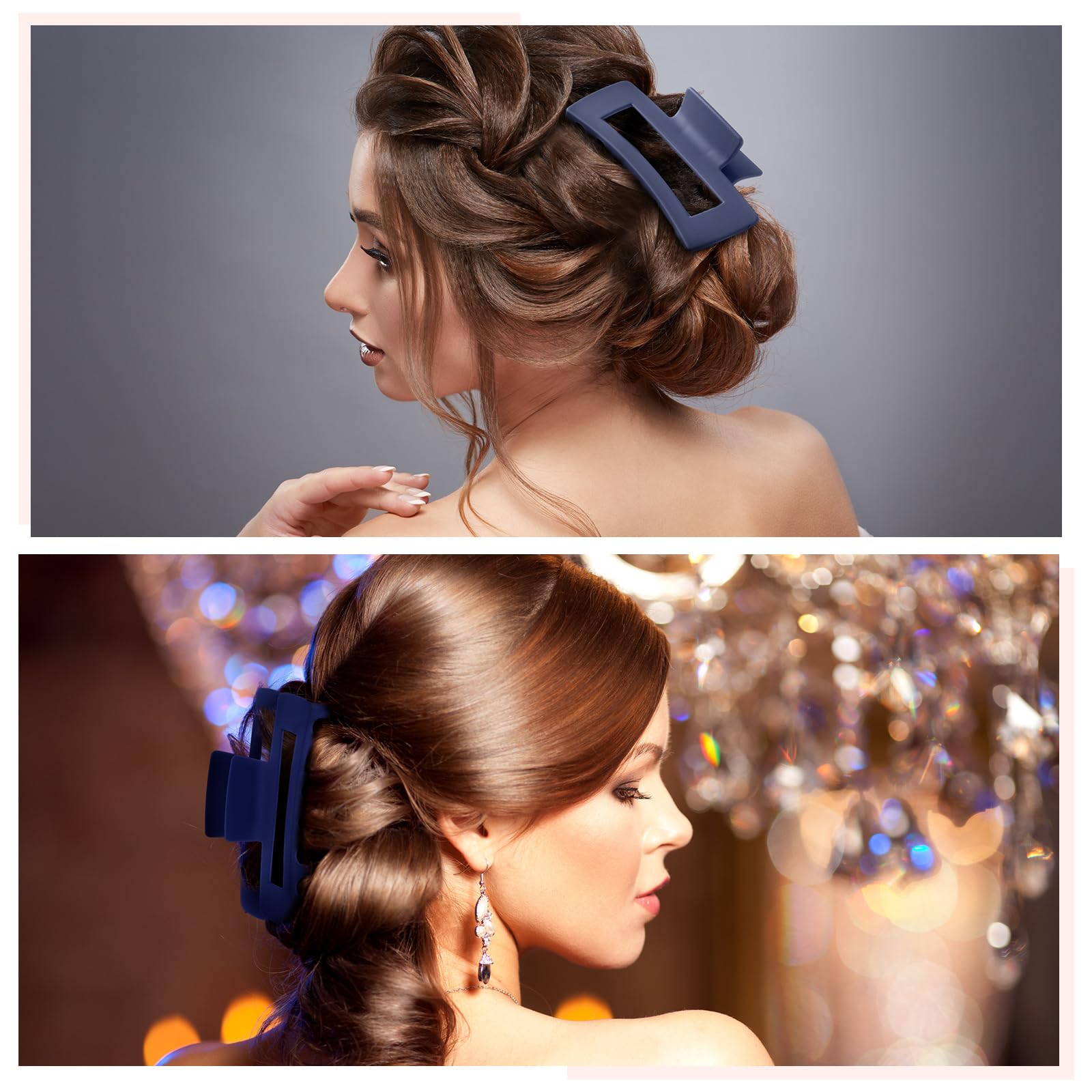 Prendedores Hoteam con 18 colores para combinar con cualquier estilo.
