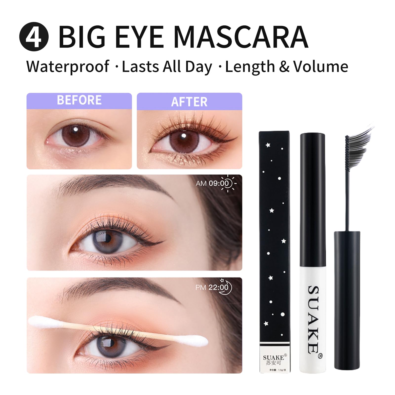 HOTMAIG Lápiz de cejas para definición precisa