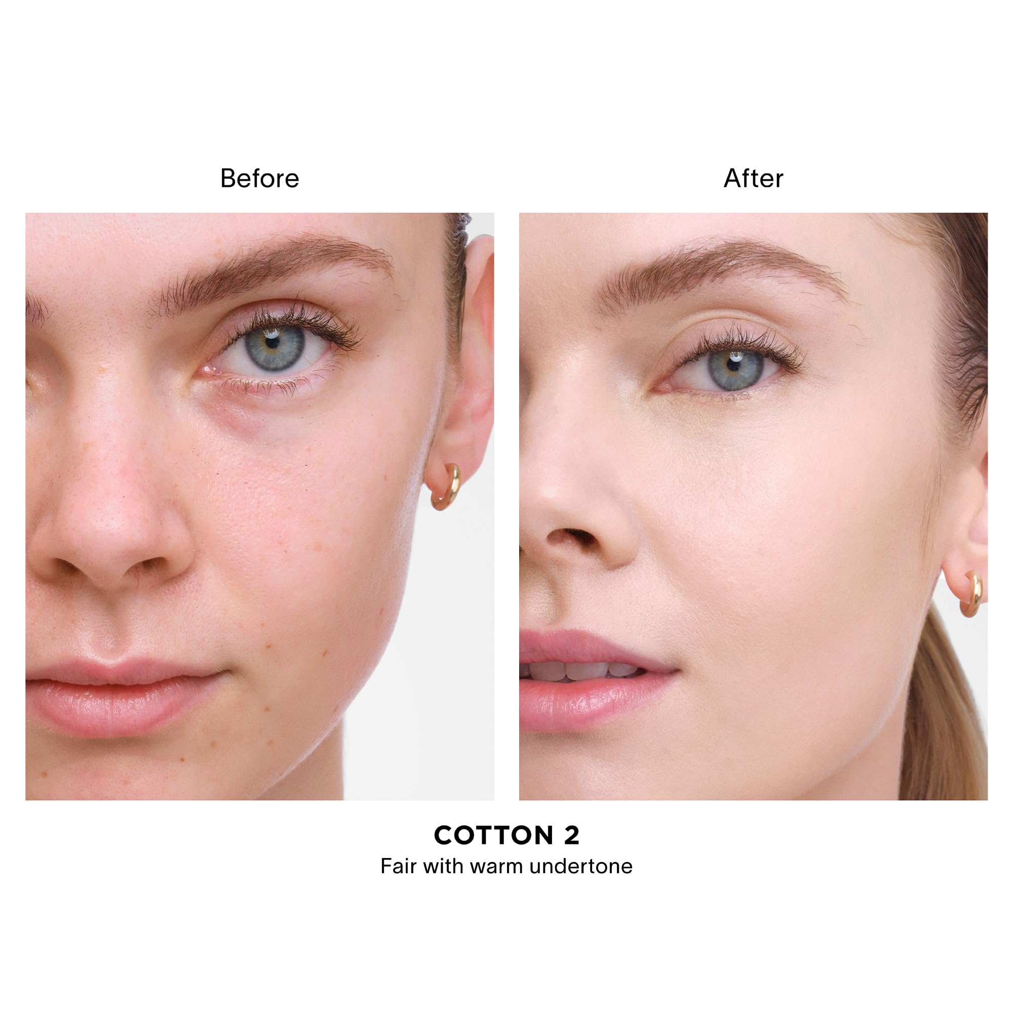 Hourglass Vanish Airbrush Concealer aplicando debajo de ojos para cubrir ojeras.