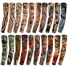 HOVEOX funda de brazo con diseño tigre, protección solar y estilo.
