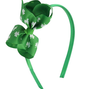 HOXIEYA diadema con trébol verde para Día de San Patricio, look festivo.