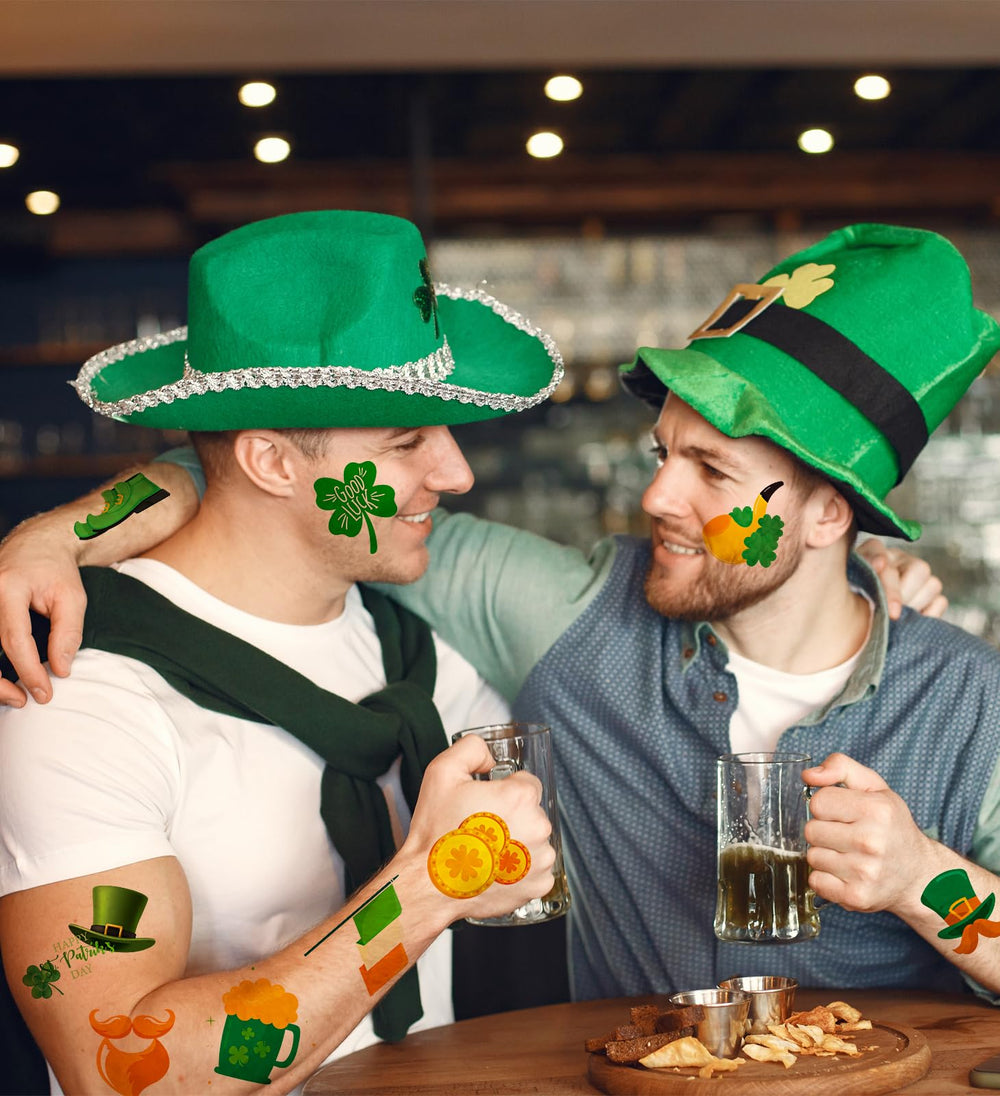 Tatuajes HSHFAMIIY cerveza verde, ideal para fiestas y fotos
