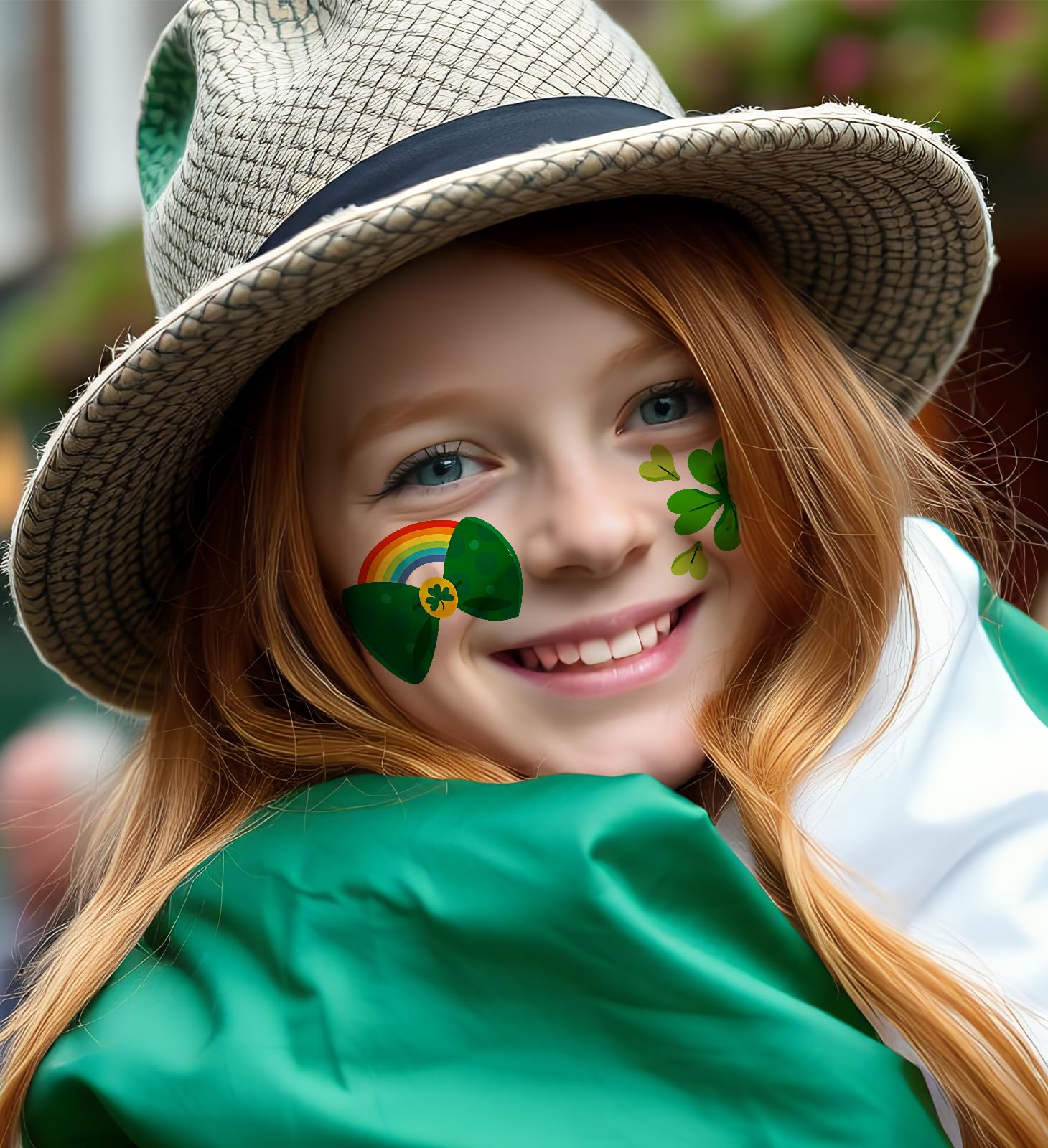Tatuajes HSHFAMIIY monedas de oro, ideales para temáticas de San Patricio