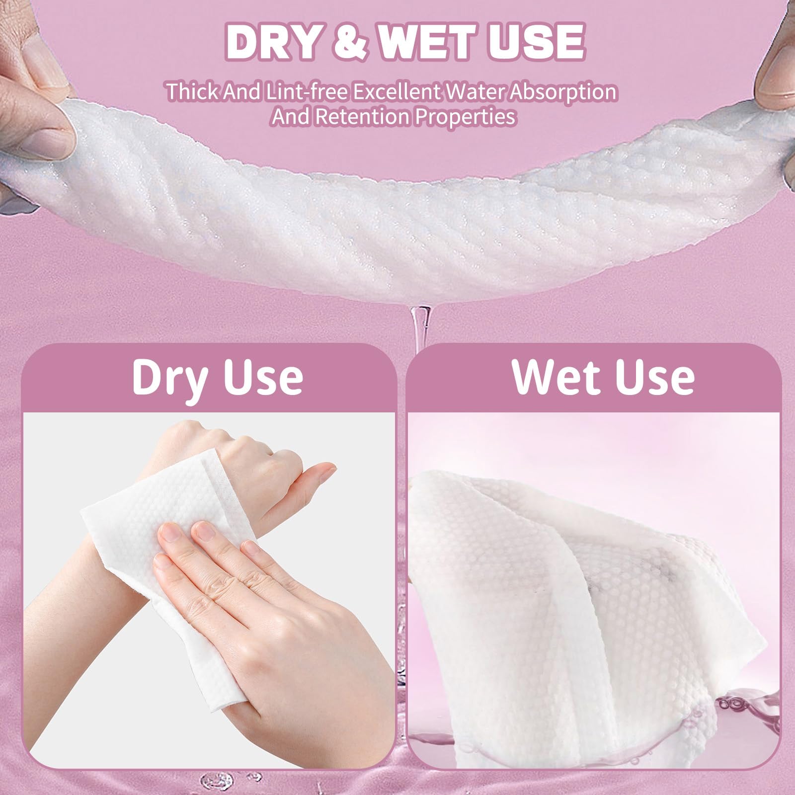 Toalla Hsxfl absorbente, perfecto para desmaquillado suave.