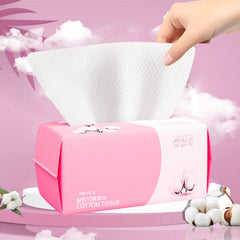 Toalla facial desechable Hsxfl, piel suave para limpieza diaria.