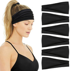 Huachi Bandas para cabello con material suave para entrenar con comodidad