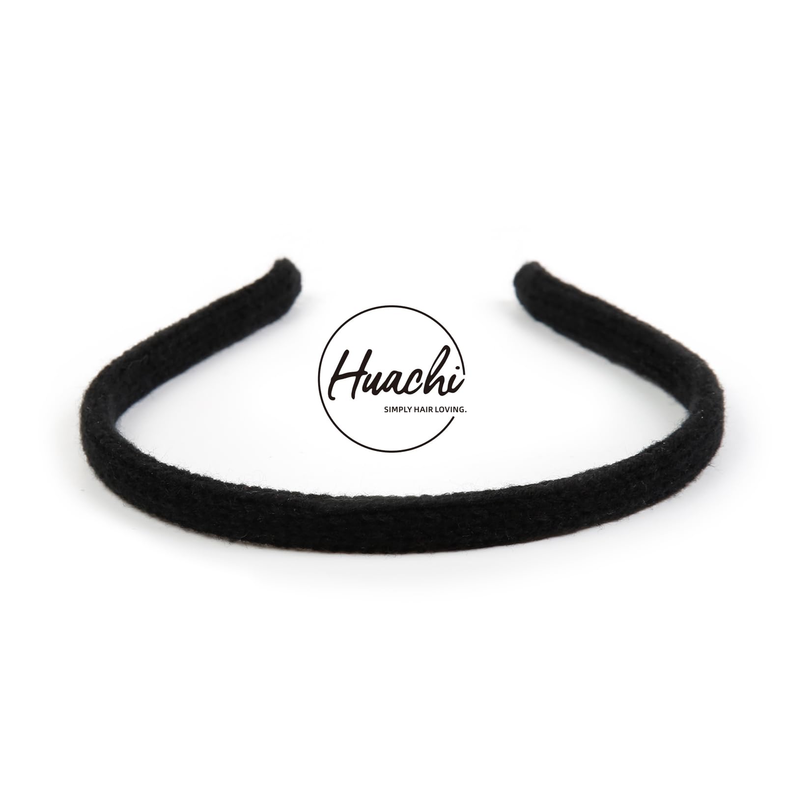 Diadema ajustable Huachi mantiene forma sin apretar detrás de orejas.