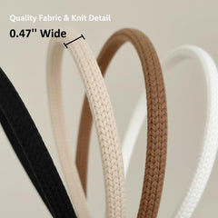 Diadema fina beige de Huachi combina con cualquier color de cabello.