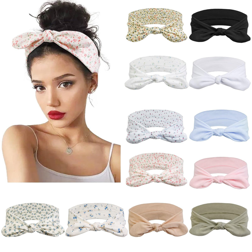 Huachi diadema con lazo floral rosa, accesorio cómodo para cabello diario.