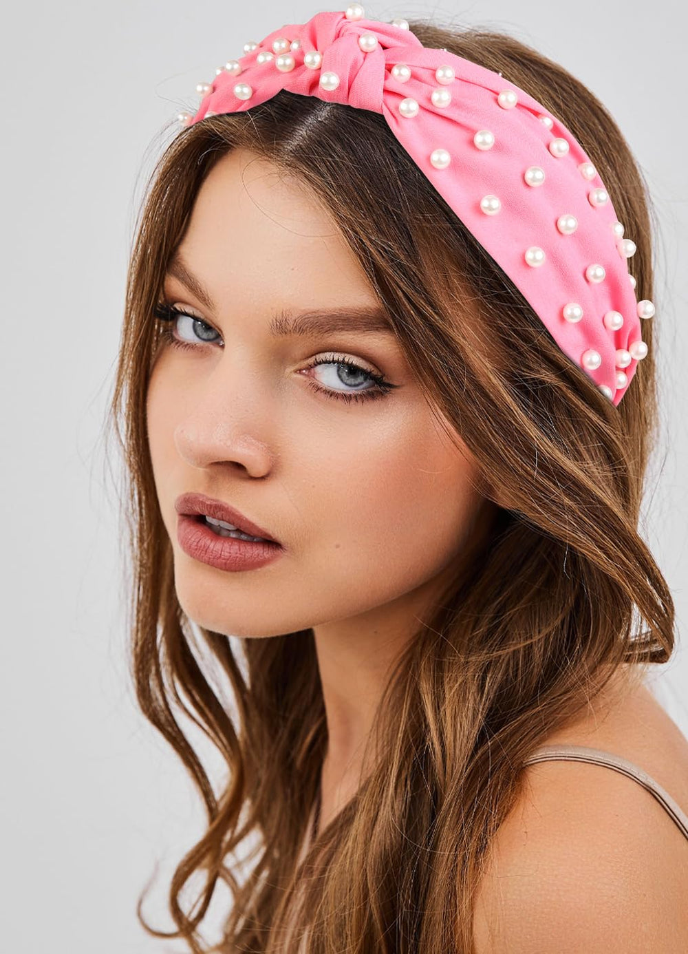 Diademas Huachi rosa liso, complemento sencillo para cualquier conjunto.
