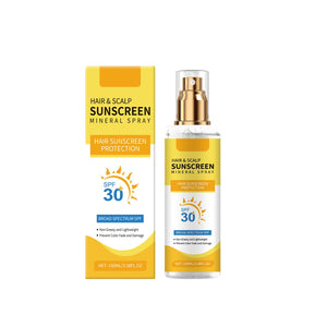 HuaQing spray para cabello y cuero cabelludo con SPF 30, protección UV diaria.