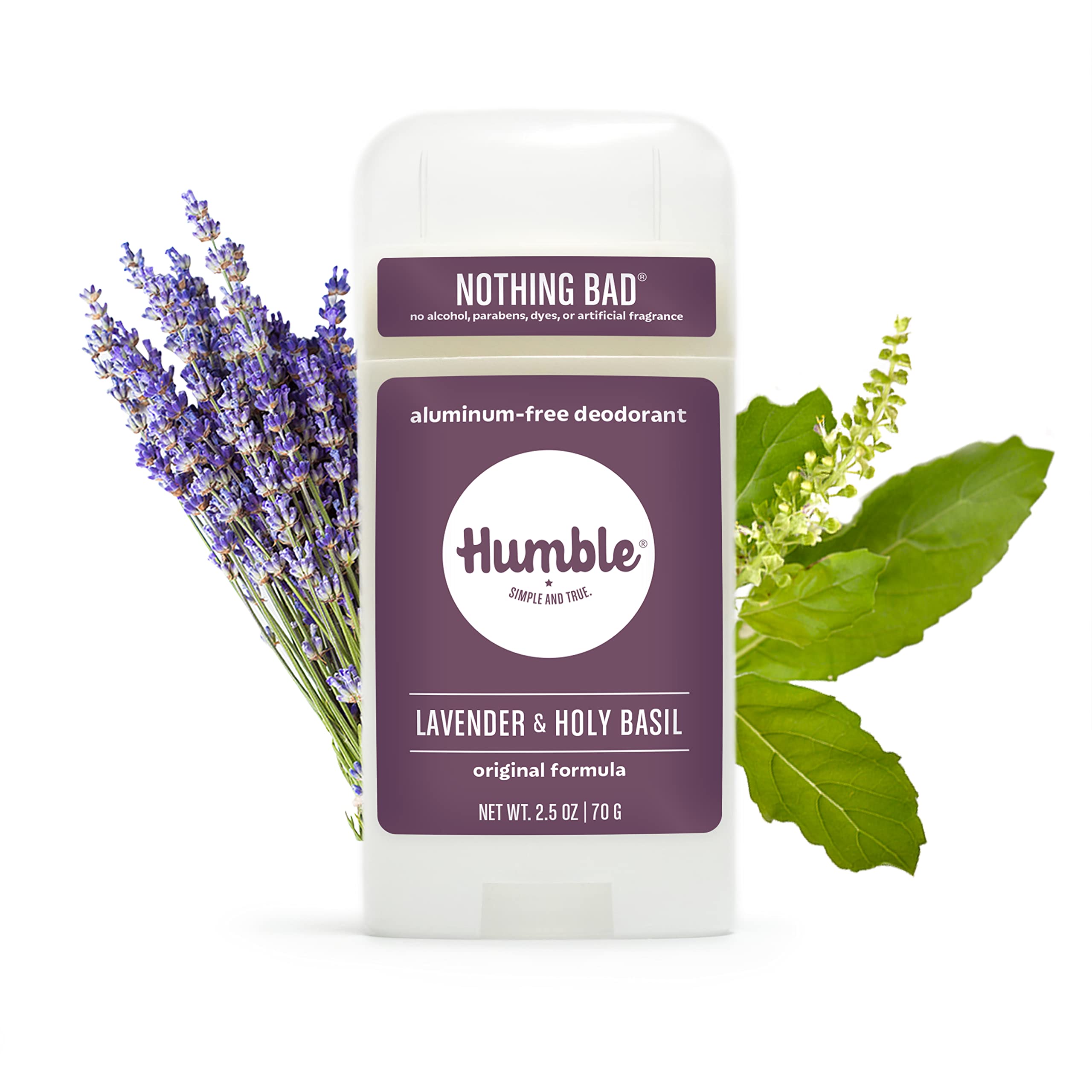 Certificado libre de crueldad por Leaping Bunny para Humble Brands Original sin aluminio.