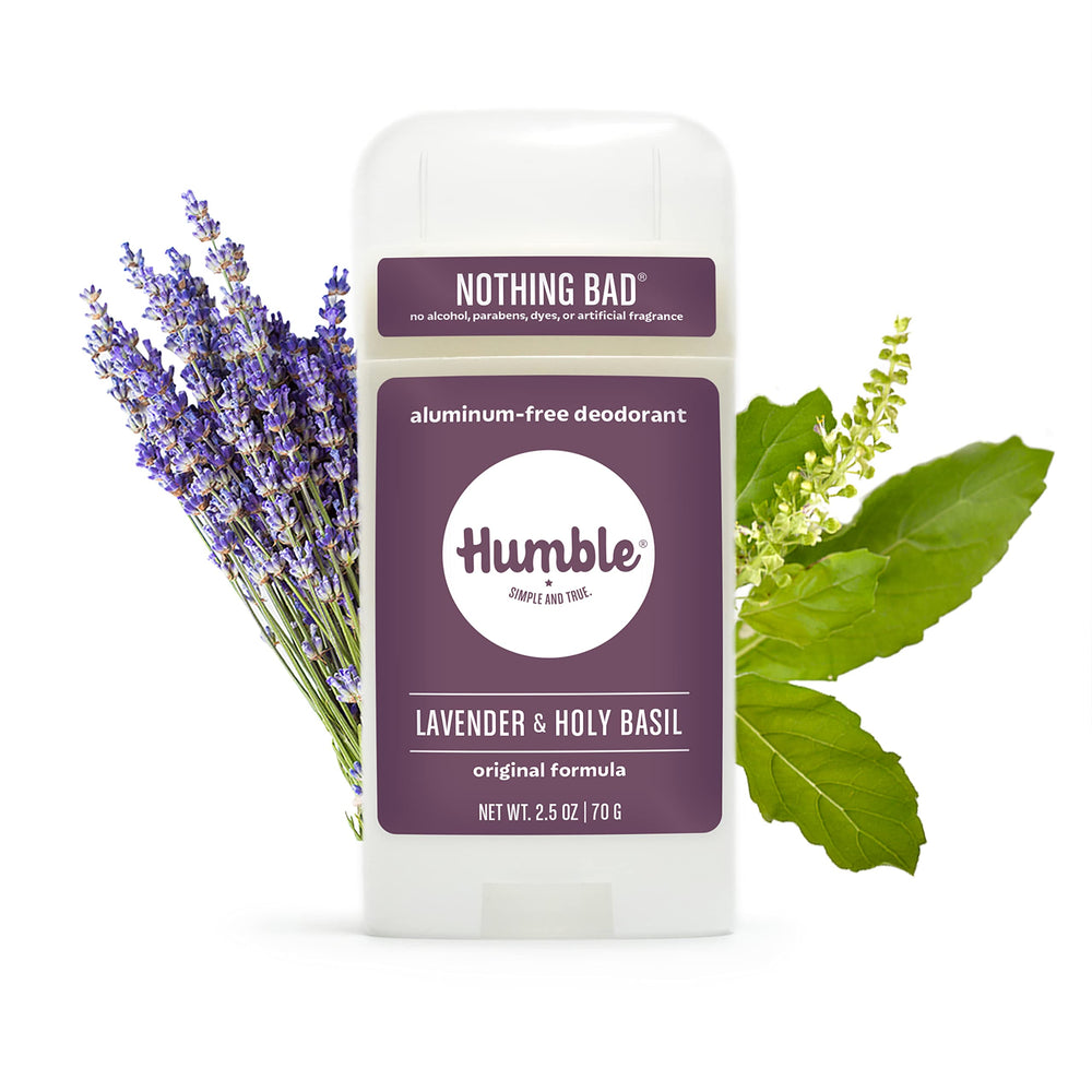 Certificado libre de crueldad por Leaping Bunny para Humble Brands Original sin aluminio.