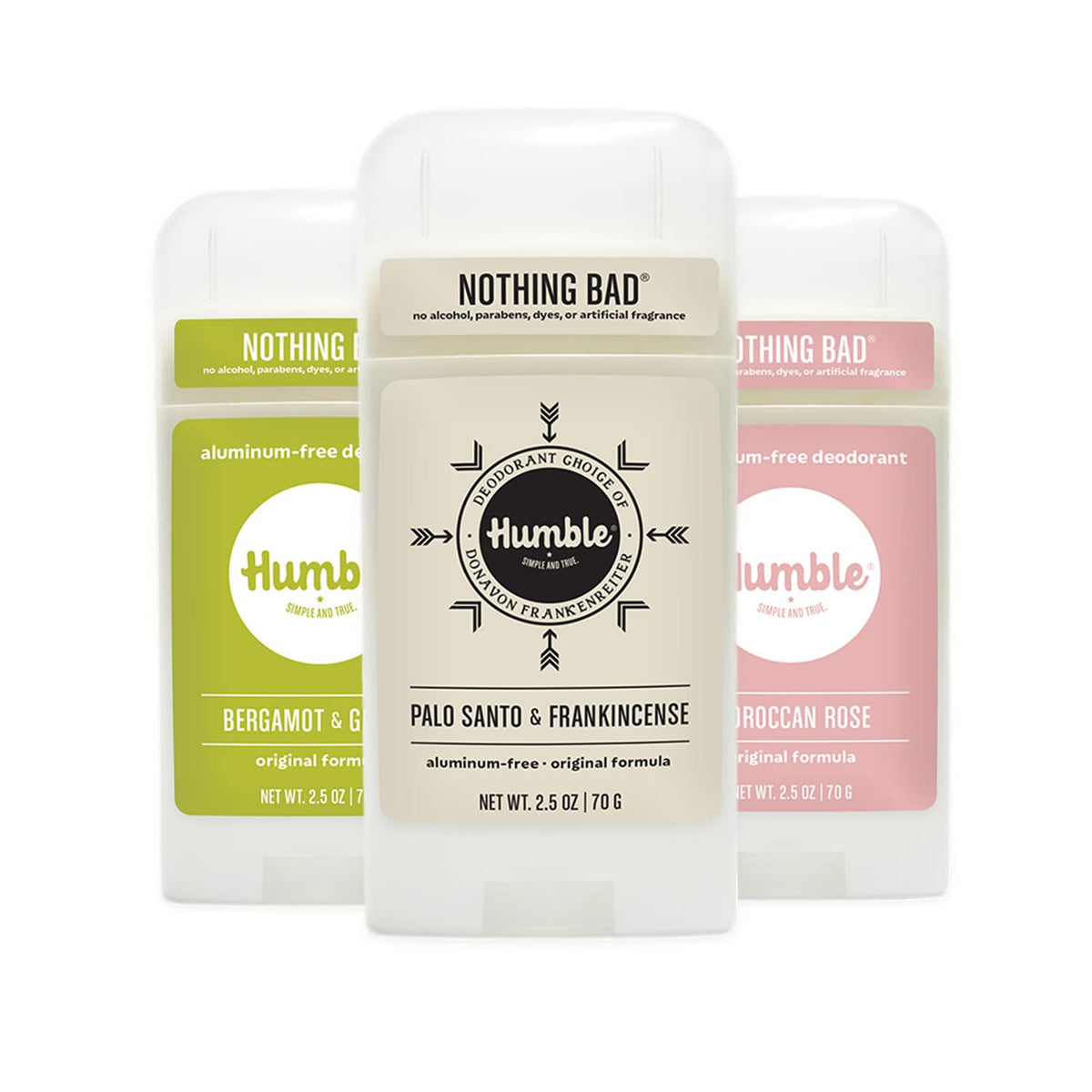 HUMBLE BRANDS Desodorante Original sin aluminio en envase para uso diario.