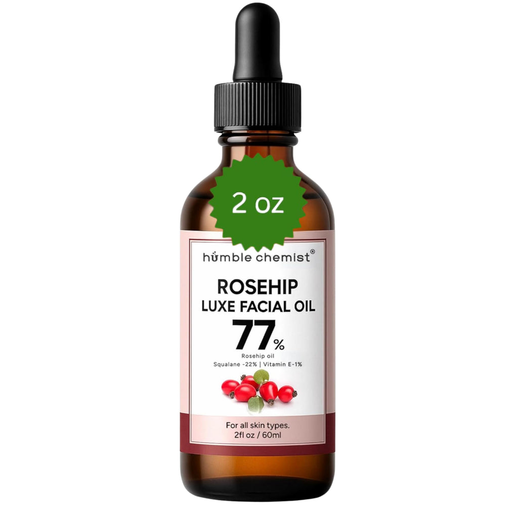 Humble Chemist Rosa Mosqueta Luxe botella frontal para cuidado diario