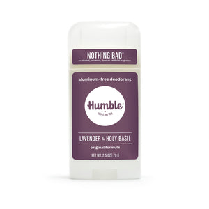 Desodorante Humble Original con lavanda y albahaca sagrada para uso diario