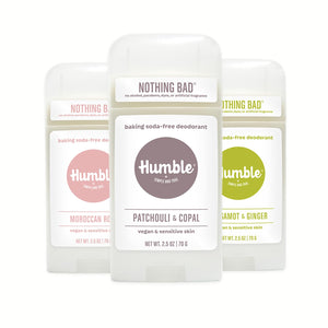 Humble pack 3 fragancias sin aluminio, prueba y elige tu aroma preferido.