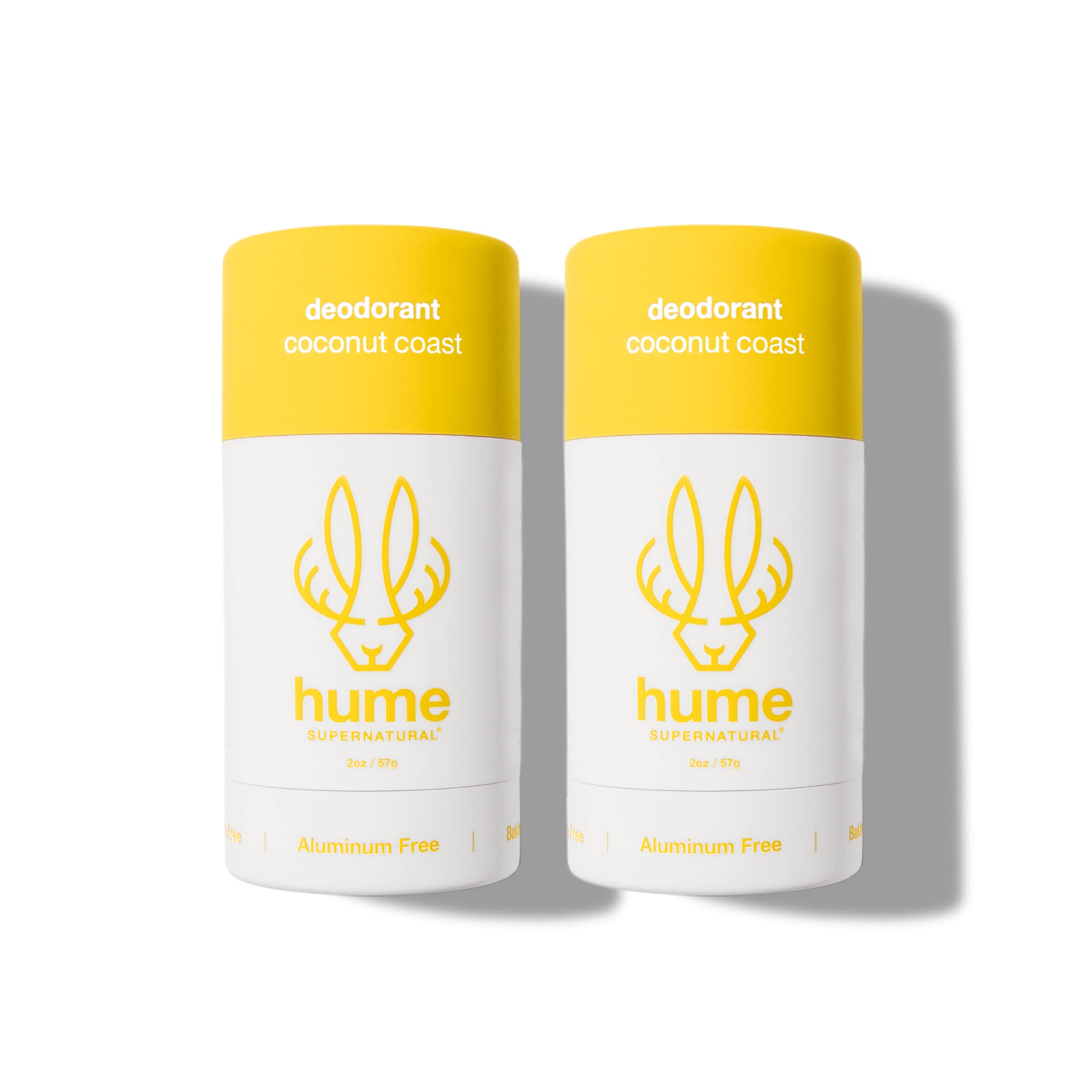 Hume Supernatural desodorante sin aluminio en barra, aplicación suave para uso diario.