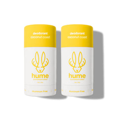 Hume Supernatural desodorante sin aluminio en barra, aplicación suave para uso diario.